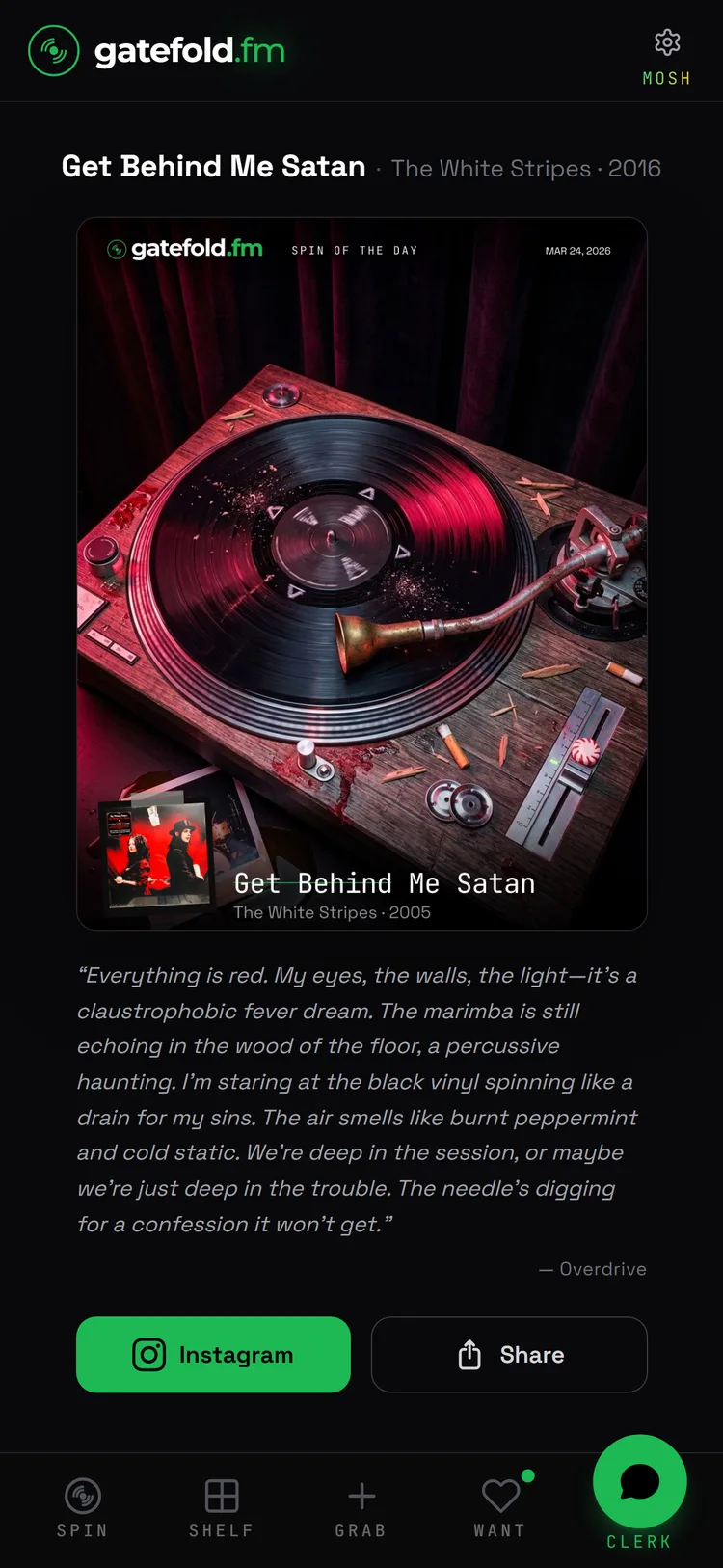 Share Flex Art — Beck Odelay turntable diorama ready to post