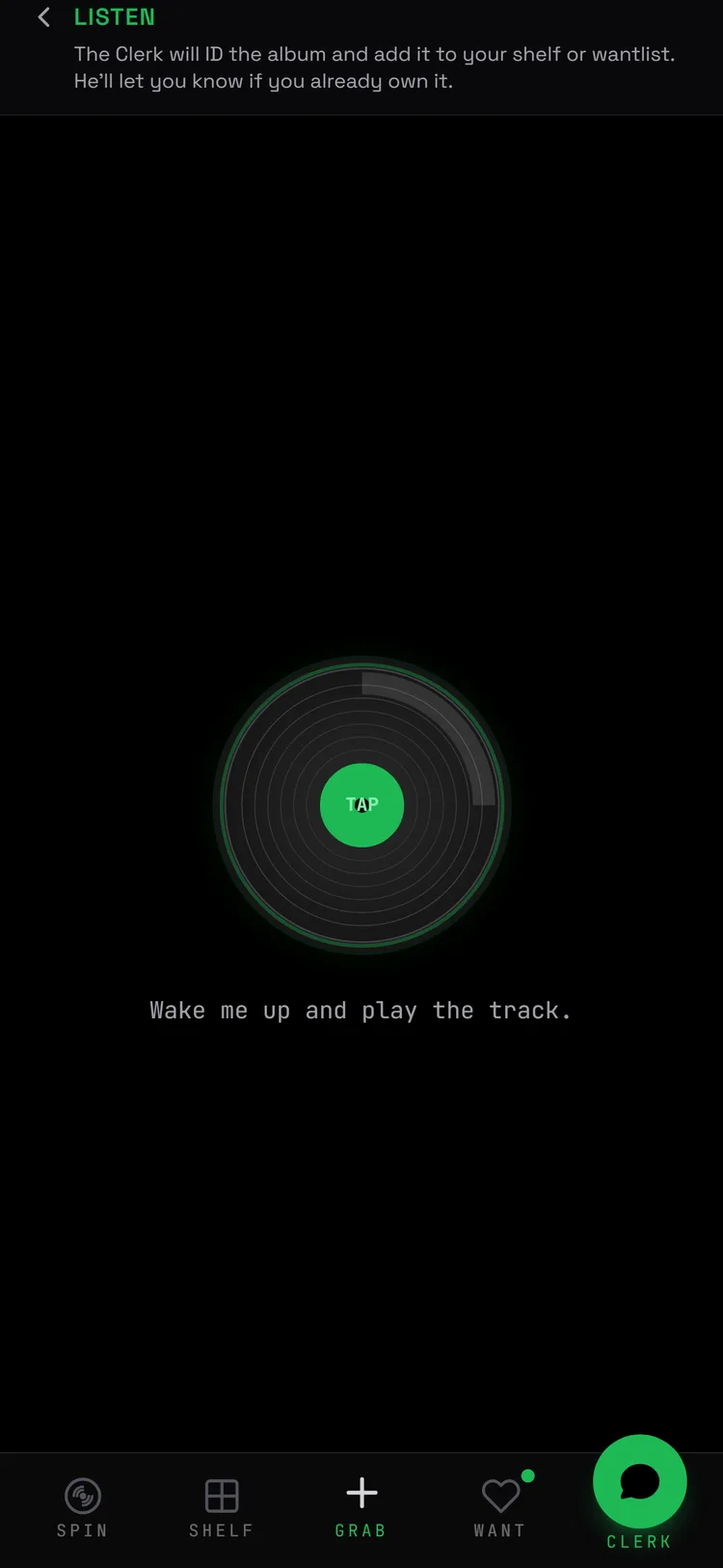 Identify that song — point your phone, The Clerk IDs it